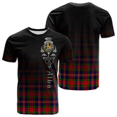 MacPherson Modern Tartan Crest T-shirt - Alba Celtic Style